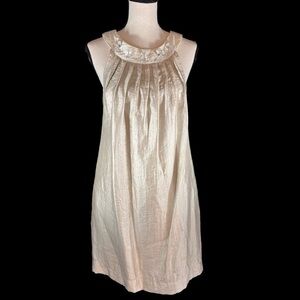 Fumblin Foe champagne dress mini size small